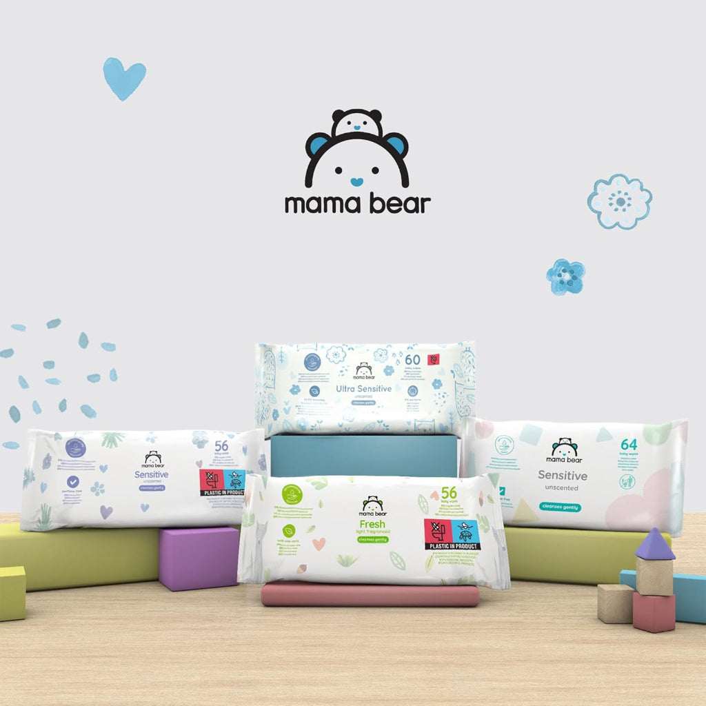 Mama Bear Ultra Sensitive Baby Wipes