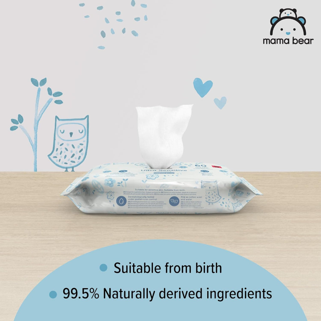 Mama Bear Ultra Sensitive Baby Wipes