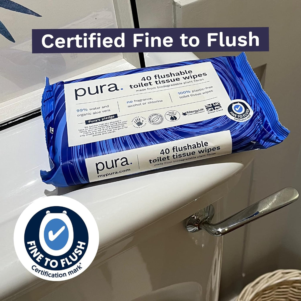 Pura Flushable Moist Toilet Tissue